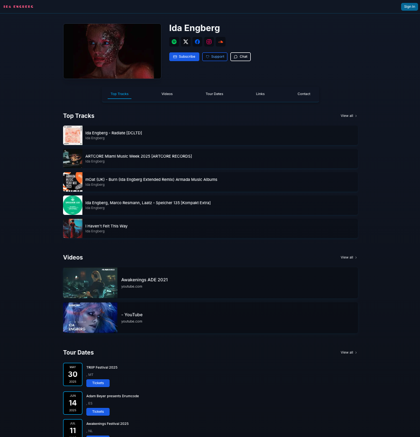 Ida Engberg Artist Profile
